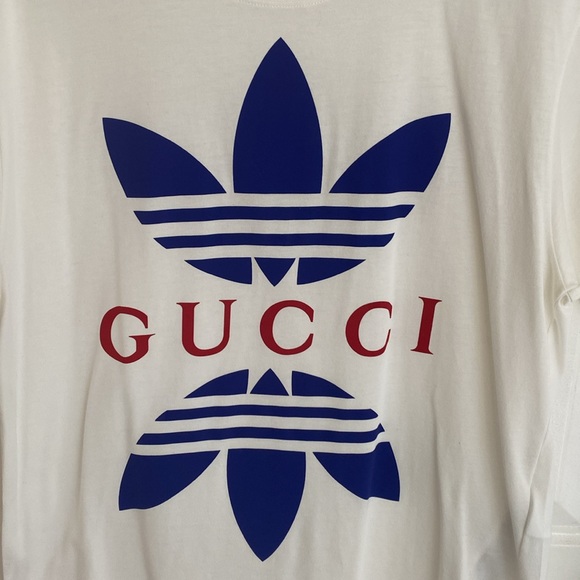 Gucci x Adidas Logo print T-shirt - Picture 3 of 9